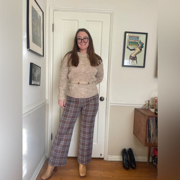 Vintage Sweaters - 60s-70s Vintage Sears Jr Made in Italy Wool Sweater